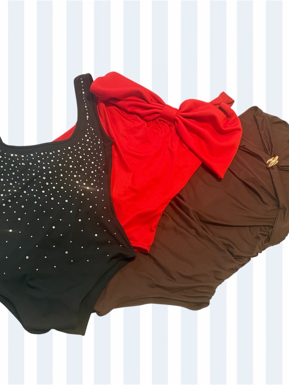 Set of 3 Women's Bodysuits – Size S